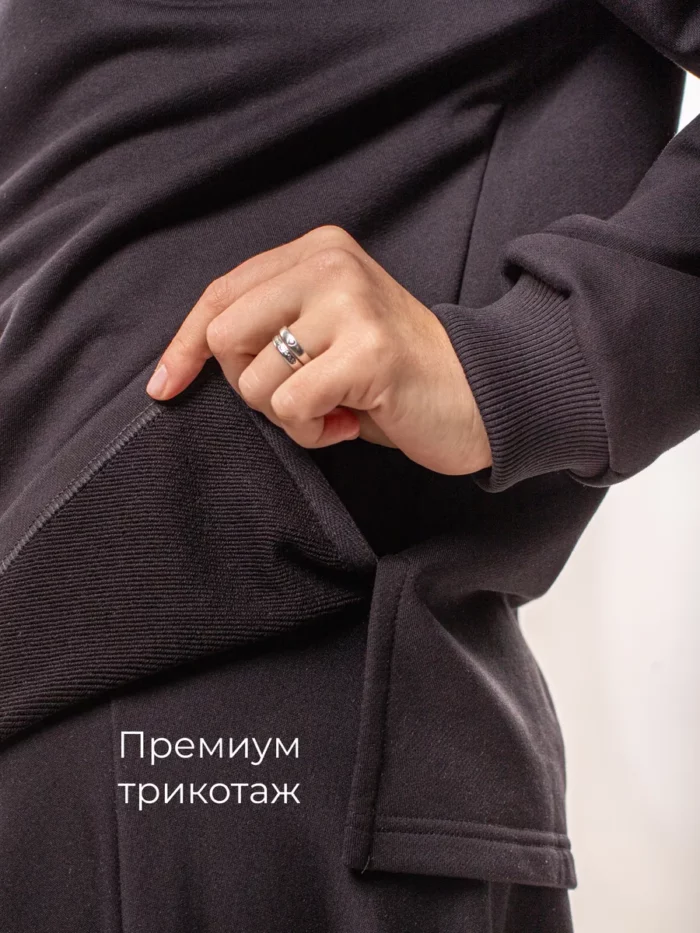 Толстовка/худи/свитшот с воротником — изображение 11