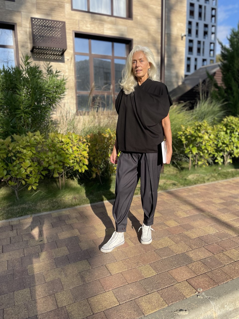 Блуза-жилет черная 100 % хлопок — изображение 8