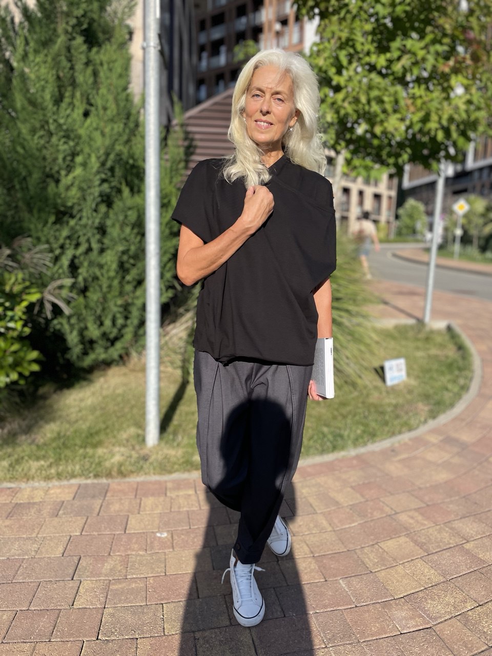 Блуза-жилет черная 100 % хлопок — изображение 11